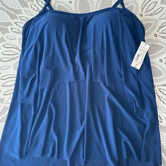 Sonnet Shores Tankini Navy Blue Top ~ NWT ~ - Picture 6 of 11